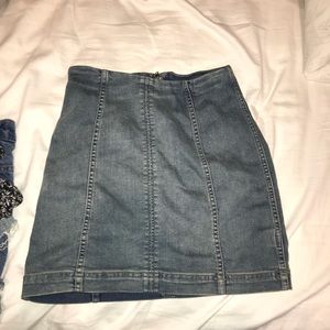 Free People Denim Skirt